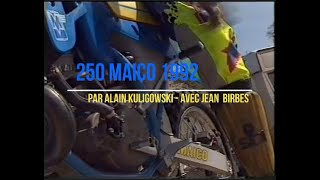 1992 Maico 250 Vintage Test Video with English Subtitles