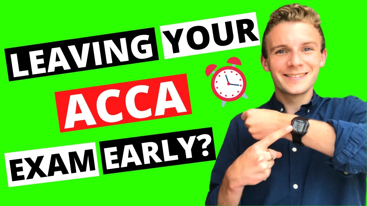 ⭐️ SHOULD YOU WORK TO THE LAST MINUTE IN YOUR ACCA EXAM? ⭐️| Top Tips ...