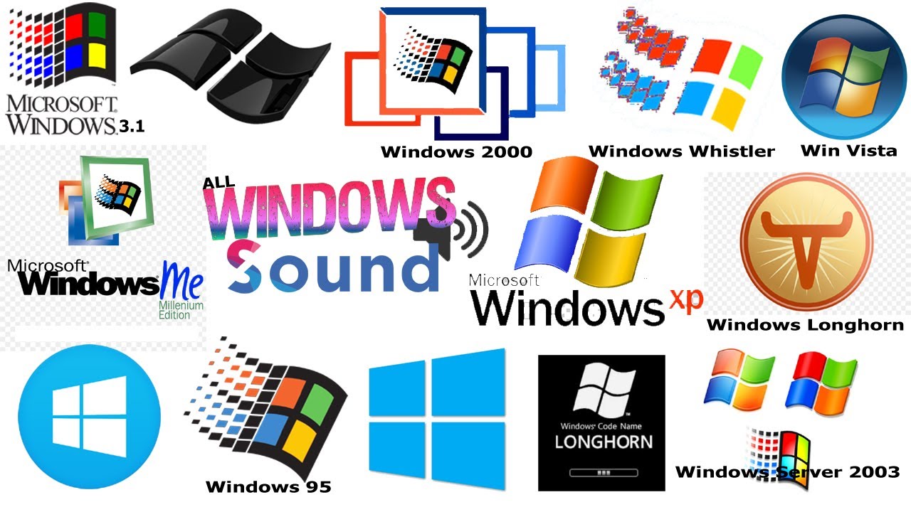 All Windows Sounds [Windows 3-10] | Windows Startup And Shutdown Sounds ...