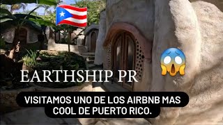 Un Airbnb bien diferente a lo tradicional. EarthShip #PuertoRico  casitas  materiales reciclados.