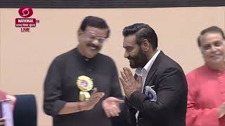 Ajay Devgn receives National Award for Best Actor for the Hindi movie Tanhaji: The Unsung Warrior
