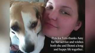 Pets for Vets Veteran-Pet Match - Amy Meets Benni