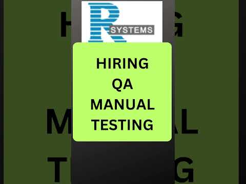 Test tasks | Manual testing| QA Jobs | Rd Automation Learning