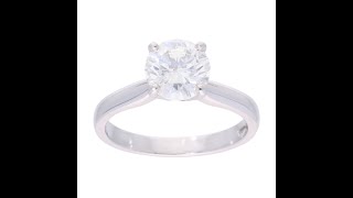 Platinum 1.50ct Diamond Solitaire Ring