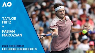 Taylor Fritz v Fabian Marozsan Extended Highlights | Australian Open 2024 Third Round