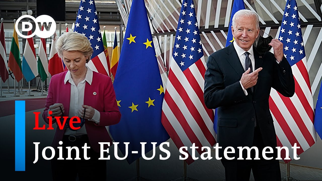 Watch Live: Joint Statement By US President Biden And EU Chief Von Der ...