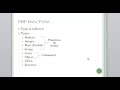 Data Types in PHP