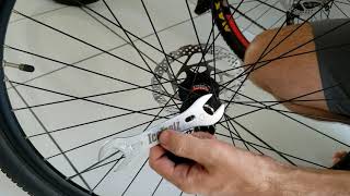 Lubrificando o FreeHub do cubo Novatec D042SB