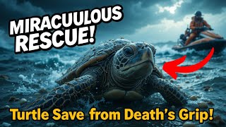 TURTLE RESCUED FROM DEATH’S GRIP! 🆘 HEART-STOPPING OCEAN RESCUE!!!