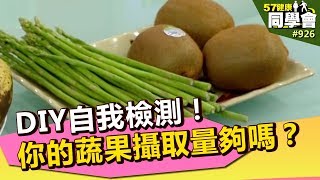 DIY自我檢測！你的蔬果攝取量夠嗎？【57健康同學會】第926集 2013年