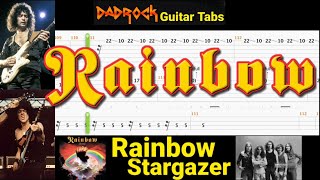 Stargazer - Rainbow - Guitar + Bass TABS Lesson