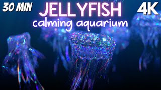 Autism Sleep Music Calming Diamond Jellyfish Aquarium Soothing Sleep Remedy