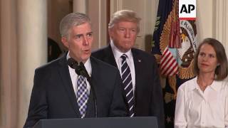 Gorsuch Pledges to Be Faithful Servant