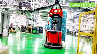 CASUN AGV   Home Appliance   Opple Lighting Project   C5 serials Forklift AGV