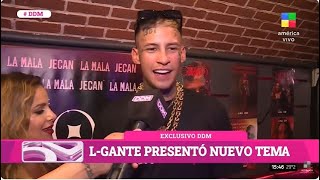 💥 L-GANTE presentó nueva canción y ningunearon a la prensa: \