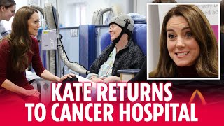 Princess Kate's emotional return to Royal Marsden: A heartfelt thank you to her cancer care team