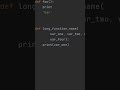 Empty space or indentation in Python #shorts