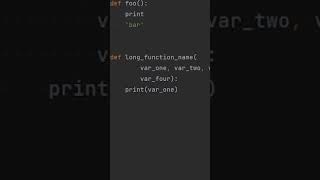 Empty space or indentation in Python #shorts