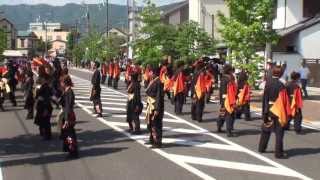 島根県立大学よさこい橙蘭　～銭形よさこい2013(柳町会場)