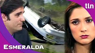 Graciela y Emiliano sufren un terrible accidente | Esmeralda 2/2 | Capítulo 48 | tlnovelas