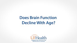 Brain Awareness Week: Does Brain Function Decline With Age?