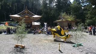 白濱虎舞　六神石神社例祭奉納