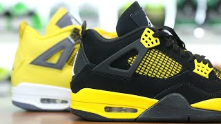 2023 Air Jordan 4 Thunder vs Lightning!