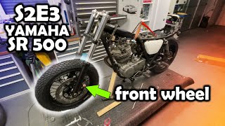 Yamaha SR500 - S2E3 Front wheel