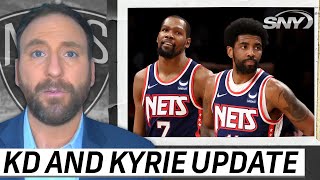 NBA Insider provides an update on Kyrie Irving and Kevin Durant's status with the Nets | SNY