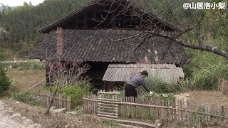 隐居湖南山里，一夜入冬，寒风呼啸瑟瑟发抖，但秋冬的山景真的美