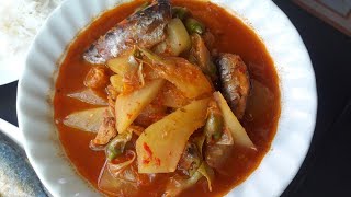 EP.89 แกงส้มมะละกอปลากระป๋อง เมนูวัยเยาว์ - Sour soup Green Papaya with canned fish