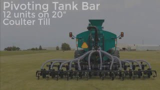 Courtland Waste Handling OEM Dealer for Bazooka Farmstar Coulter Till Pivoting Spreader Tank Bar