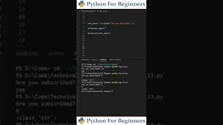 How To Get User Input In Python | Python For Beginners