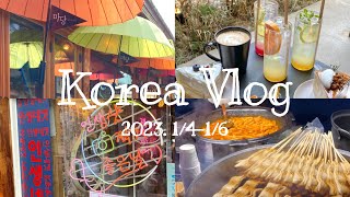 【vlog】韓国旅行３日目💛益善洞/仁寺洞/明洞食べ歩き