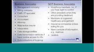 Webinar: HIPAA Privacy and Security