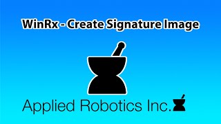 WinRx - How to create a signature image file for use with minor ailment forms