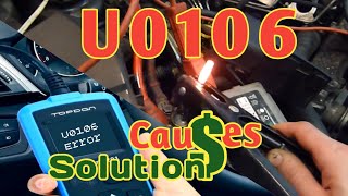 U0106 error code - loss communication with glow plug control module and quickest solution