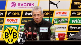 "Sie kennen Erling: Er will spielen" | PK mit Lucien Favre | BVB - SC Freiburg 4:0