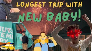 Staying positive on Our Epic Road Trip with a Newborn. NC to FL to Philly to Maine and Back!