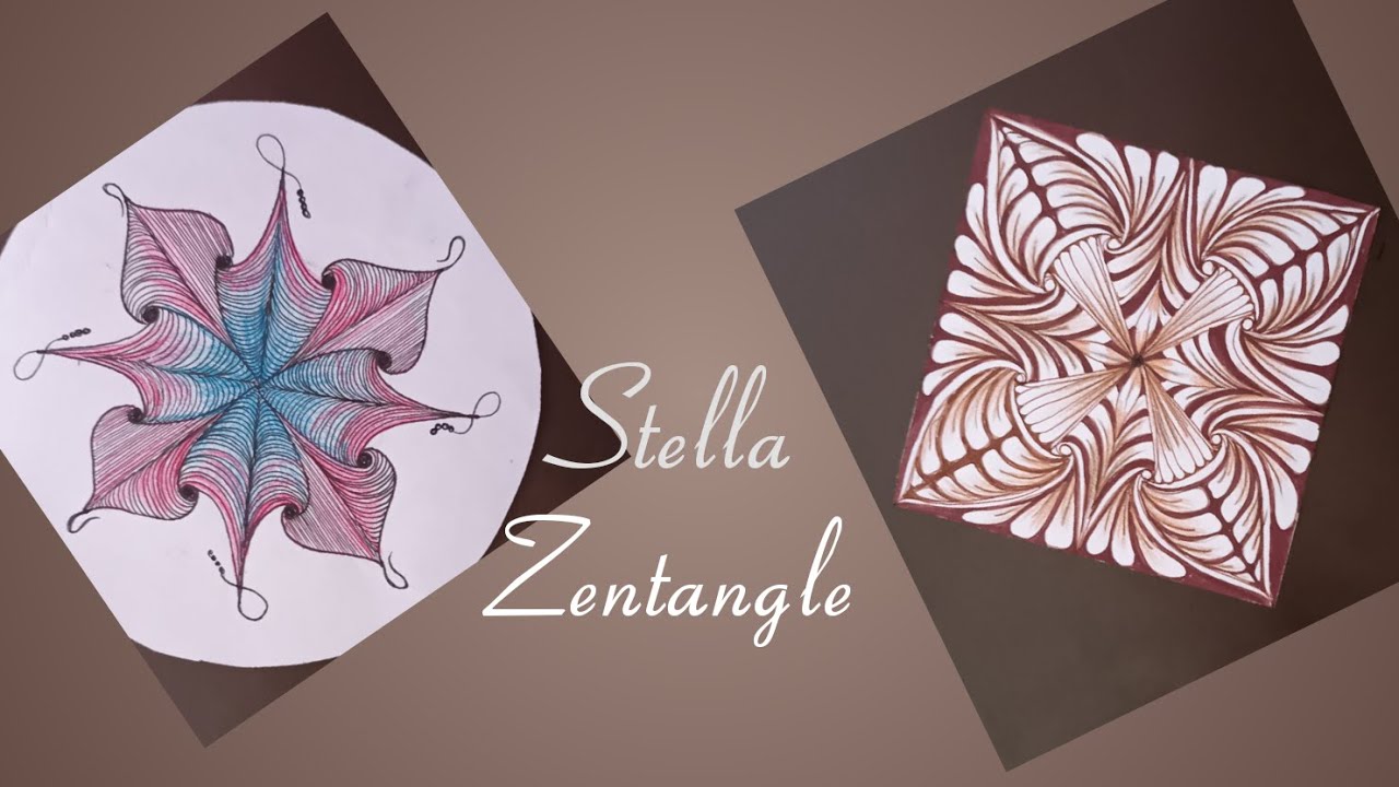 Stella Zentangle Stella Stella Tangle Zentangle Pattern