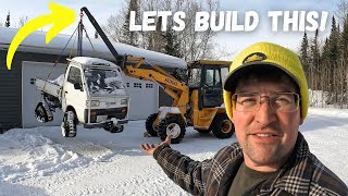 Building a Jib Boom Crane for a Wheel Loader | Complete Build