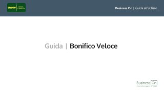 Credem Business On - Bonifico veloce