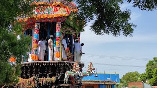 Nattarasankottai Sri Kannathal Temple Vaikasi Visakam 9th day Wooden Chariot 2022.