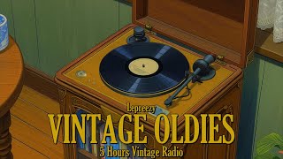 oldies playing in another room (vintage radio)