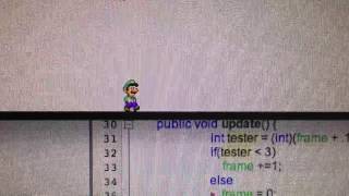 Java sprite sheet animation