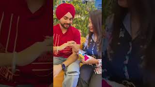 💕ਕਾਲੇ ਕਾਲੇ ਬੱਦਲ ਹੋ ਗਏ 💭karan randhawa song 🥰 #punjabi couples 💝 #shorts🍀💐🌹🥀