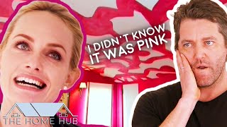 Amber Valletta's Hot Pink Makeover vs. Husband's Hilarious Reaction | The Home Hub