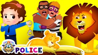 ChuChu TV Police Saving the Lion Cub - Masai Mara Episode - Fun Stories for Children