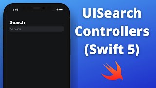 UISearchController in Swift 5 (Search Bar, Swift 5 Xcode 12) -2023 - iOS for Beginners