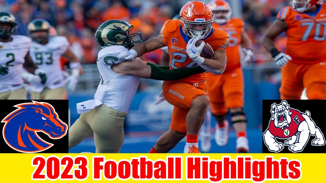 Boise State VS Fresno State Full GAME HIGHLIGHTS HD | NCAAF Week 10 ...